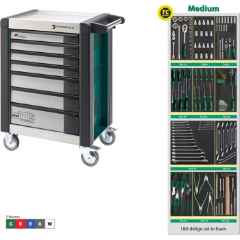 Stahlwille 95VA tool trolley + set 1480TCS (180 pieces)